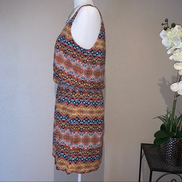 City Triangles multicolor sleeveless dress size M - Picture 4 of 9